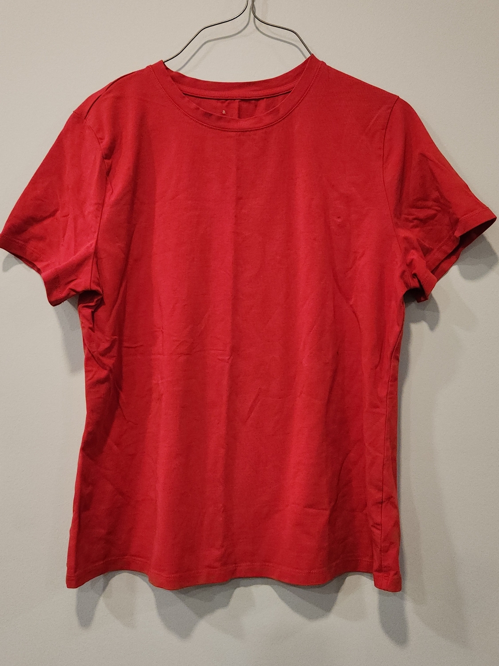 a new day Red Short Sleeve Crewneck T-Shirt